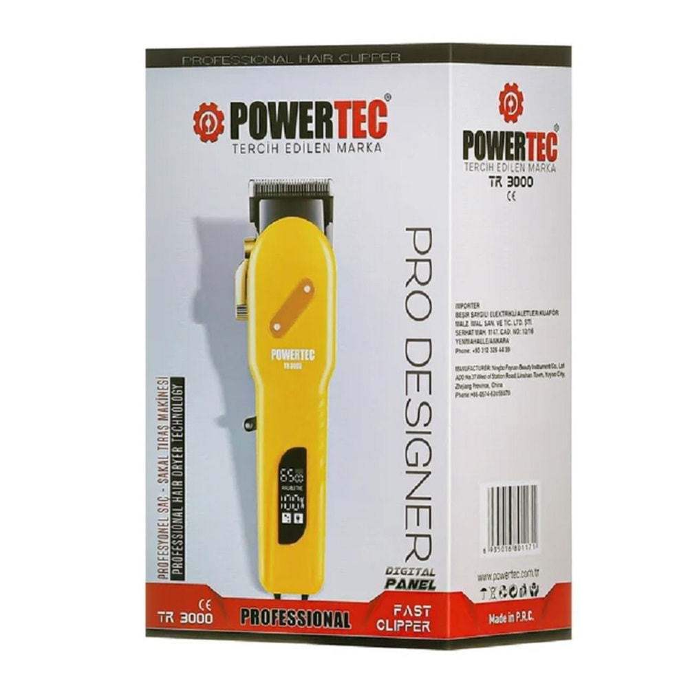 Powertec TR-3000 Saç Kesim Makinesi