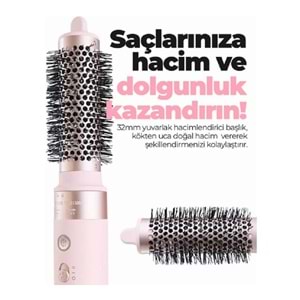Pirantech Airwap 6 Başlıklı Saç Şekillendirme ve Kurutma KS-611