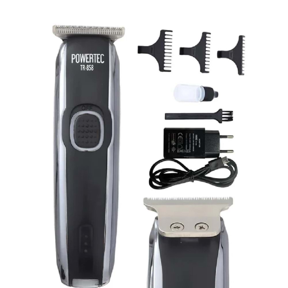 Powertec TR-858 Sakal-Ense Tıraş Makinesi