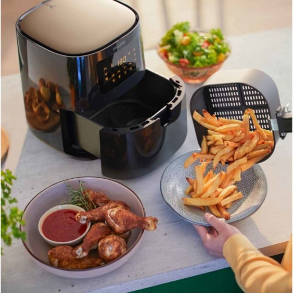 Philips HD9252-90 Airfryer Yağsız Fritöz Siyah