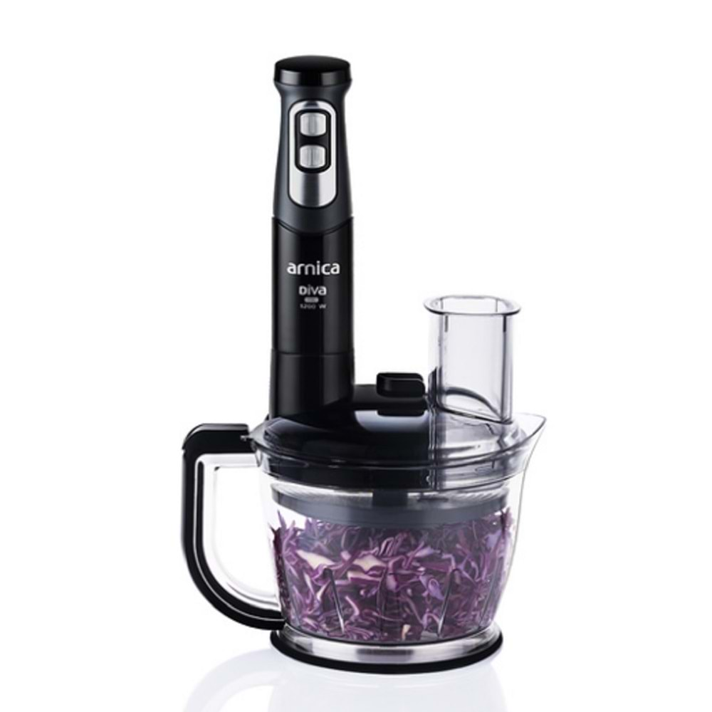 Arnica Diva Pro Rendeli Blender Seti Siyah GH21803