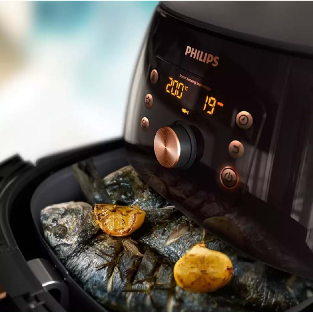 Philips HD9867-90 Black Rosa Airfreyer Fritöz