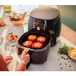 Philips HD9867-90 Black Rosa Airfreyer Fritöz
