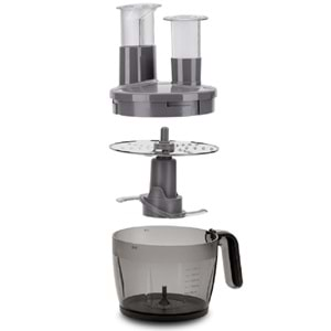 Korkmaz A455 Vertex Multi Blender Set Siyah