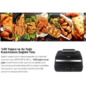 Arnica Airfryer Grill Izgaralı Sıcak Hava Fritözü Gh22100