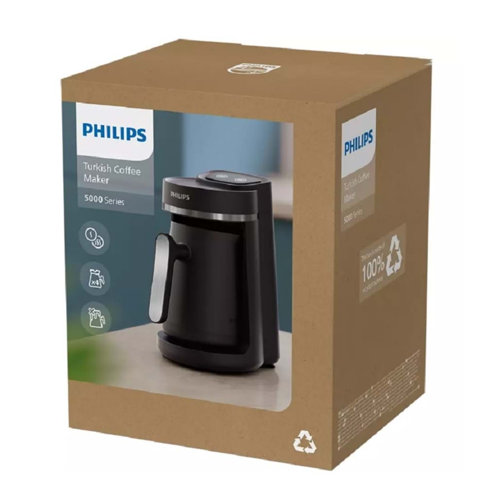 Philips 5000 Serisi Türk kahvesi makinesi Siyah-Gri HDA150-61