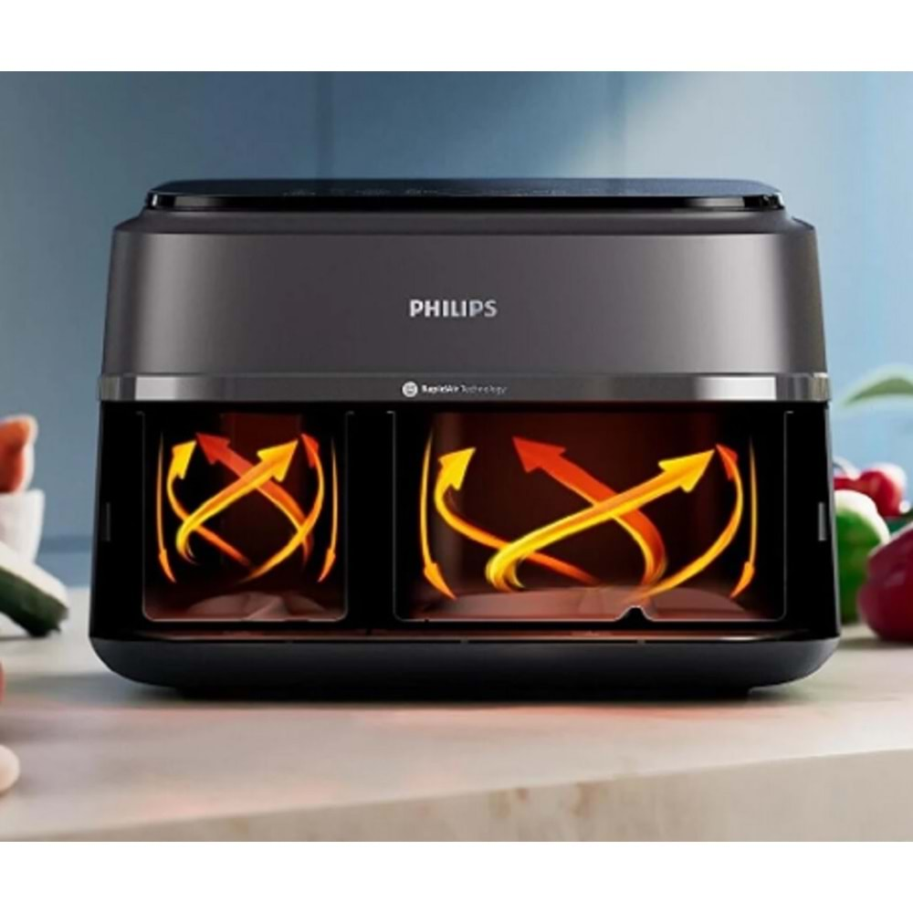 Philips 3000 Serisi Çift Hazneli Airfryer NA350-00