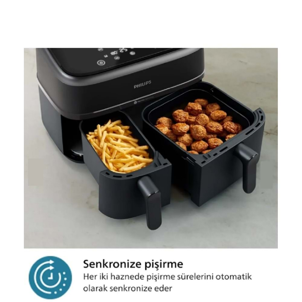 Philips 3000 Serisi Çift Hazneli Airfryer NA350-00