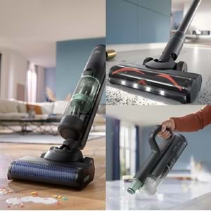 Philips Islak&Kuru Kablosuz Dikey Süpürge XW7263-11