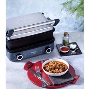 Arzum Maxi Grill Pro Multi Fonksiyonel Pişirici Inox Tepsili AR2043