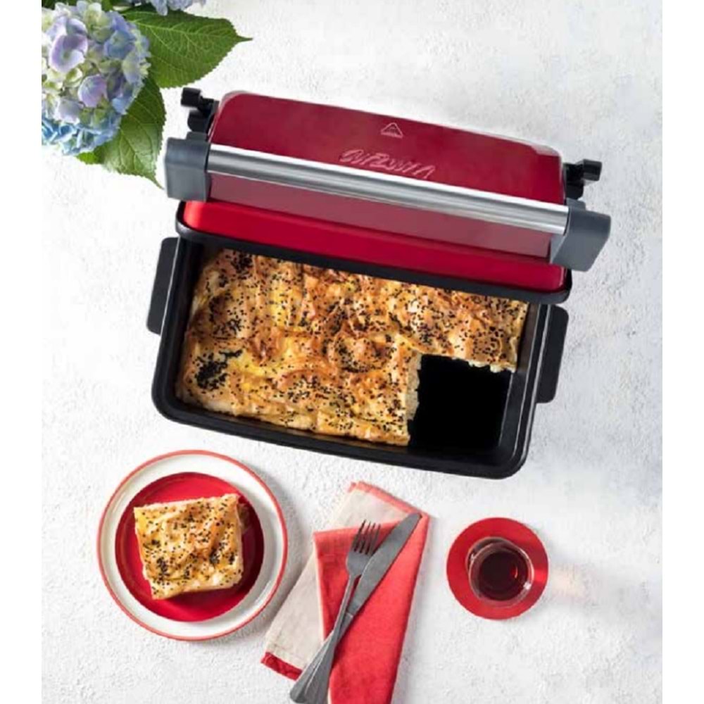 Arzum Maxi Grill Pro Multi Fonksiyonel Pişirici Inox Tepsili AR2043
