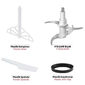 Musullu Dijital Doğrayıcı ve Öğütücü Rondo 2 LT MSL-1227