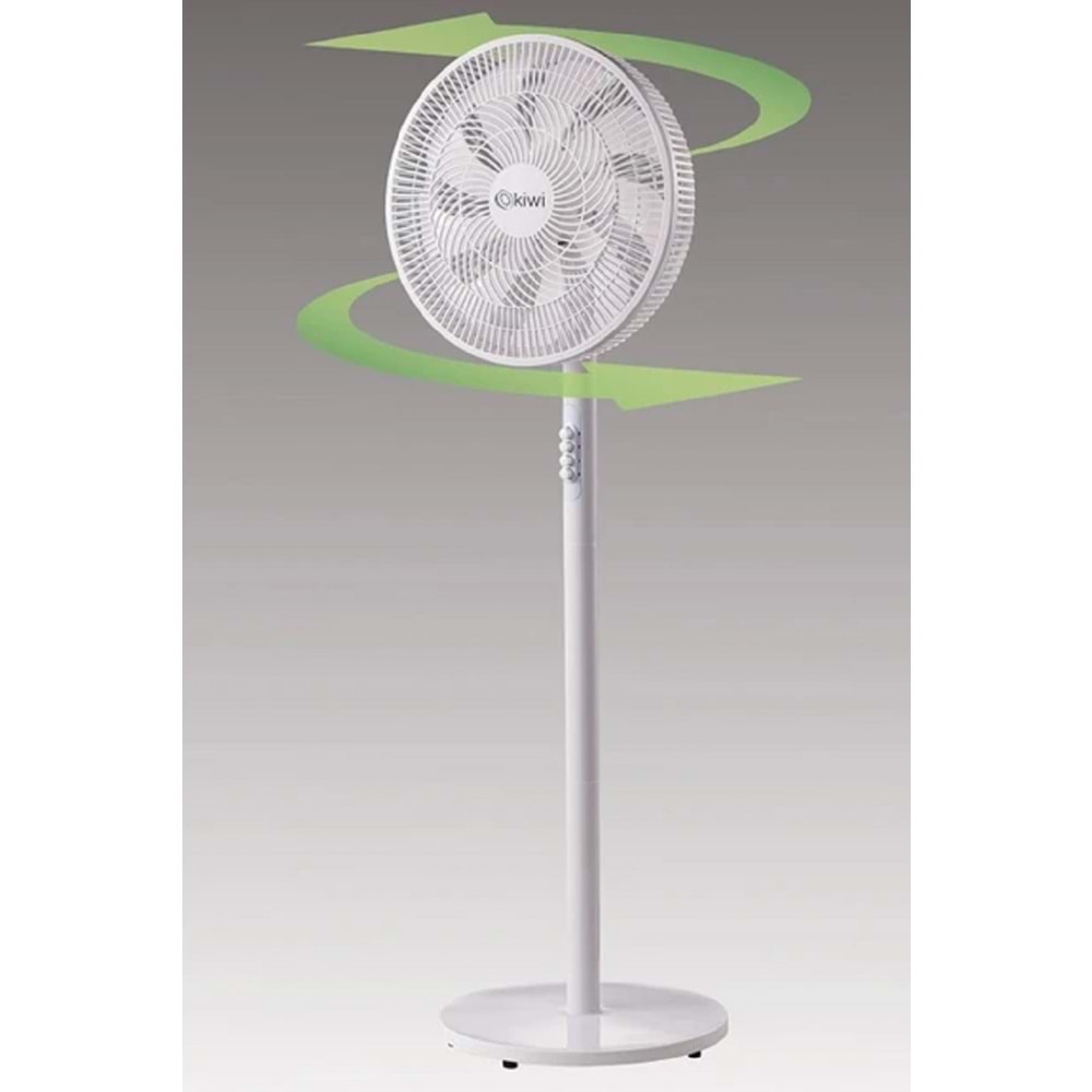 Kiwi Beyaz Vantilatör Kfan-7627