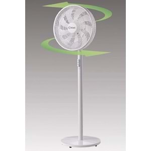 Kiwi Beyaz Vantilatör Kfan-7627