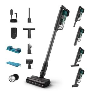 Philips Kablosuz Dikey Süpürge XC6557-01 - Philips HDA150-61 Kahve Makinesi Hediye