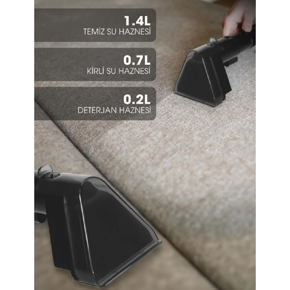 Pirantech V22C Koltuk ve Halı Yıkama Makinesi