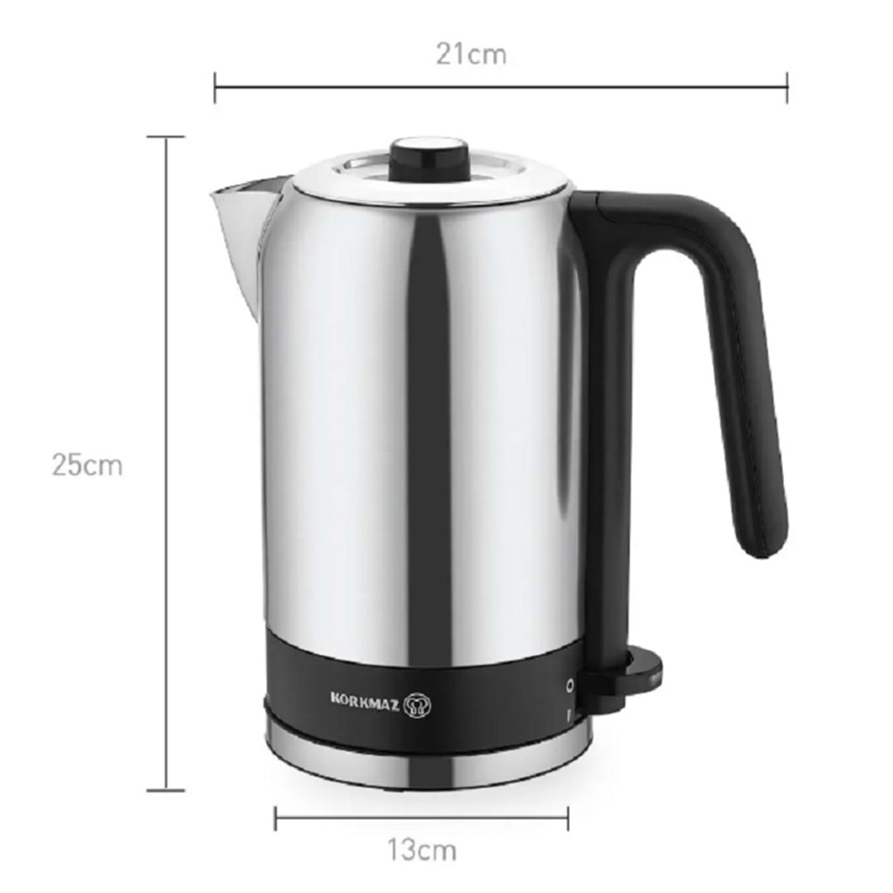 Korkmaz A473 Tria 1.6 Lt Elektrikli Su Isıtıcı