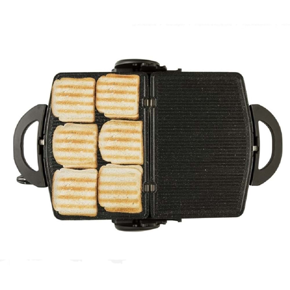 Arnica 4000 Ayvalık Granit Tost Makinesi Kırmızı GH26111