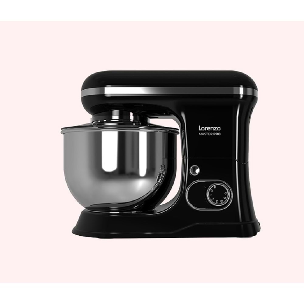 Lorenzo Master Plus Stand Mikser Hamur Yoğurma Siyah LRZ-1038