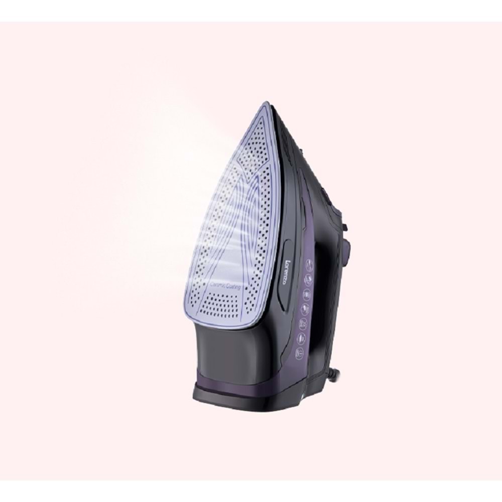 Lorenzo Storm 2600 Watt 230 gr Seramik Buharlı Ütü LRZ-1066
