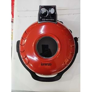 Lorenzo Pietra 12 in 1 Çok Amaçlı Pizza Makinesi Kırmızı LRZ-1119