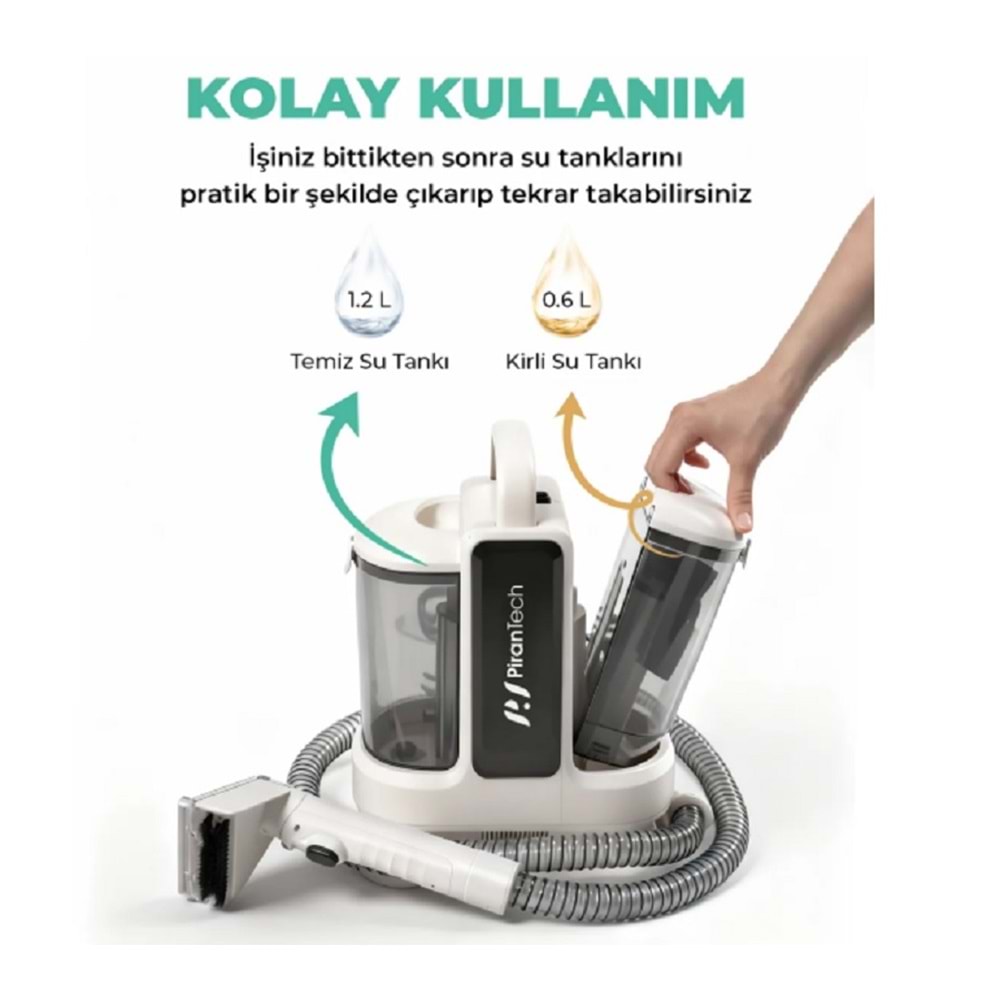 Pirantech Koltuk ve Halı Yıkama Makinesi KT-703