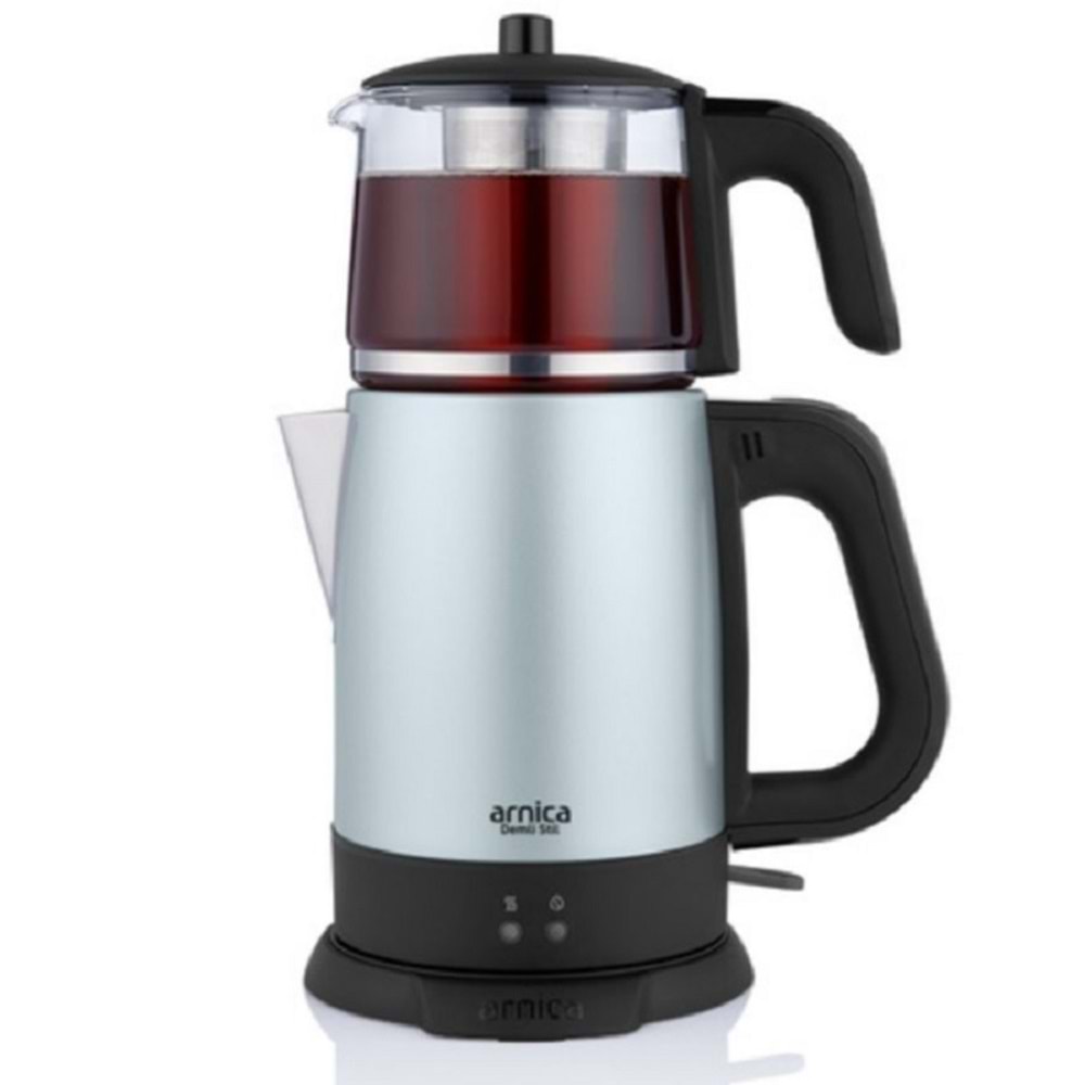 Arnica Demli Stil Mint Yeşili Cam Çay Makinesi IH33203