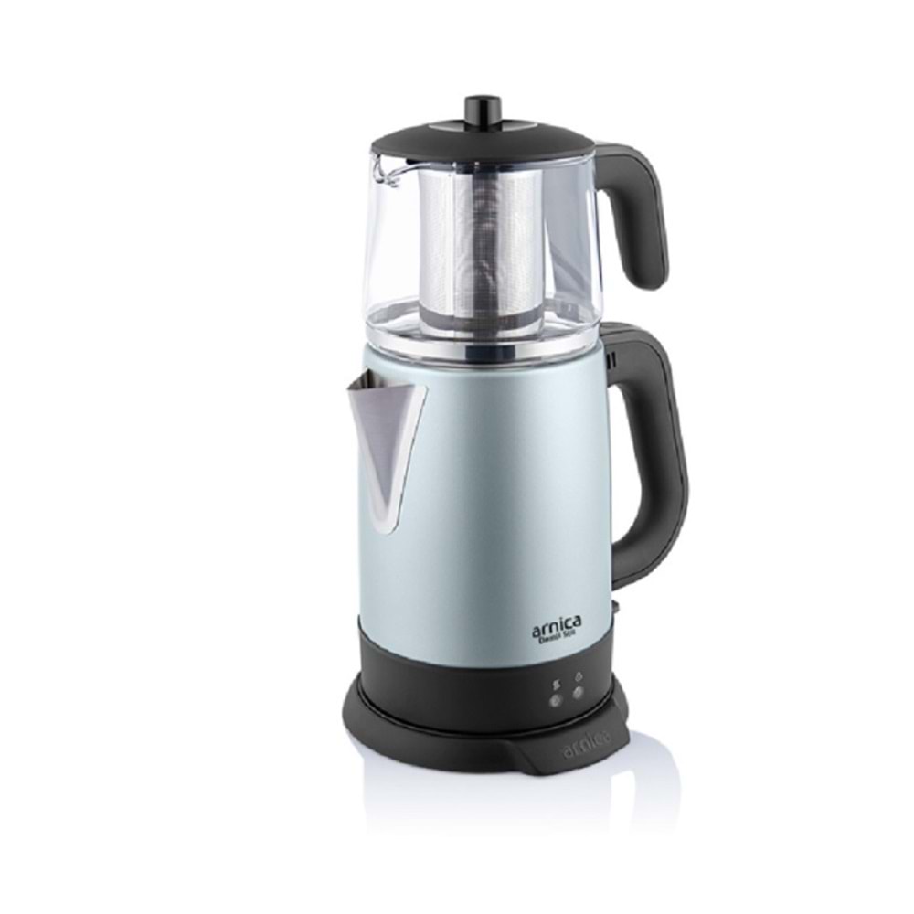Arnica Demli Stil Mint Yeşili Cam Çay Makinesi IH33203