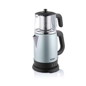 Arnica Demli Stil Mint Yeşili Cam Çay Makinesi IH33203