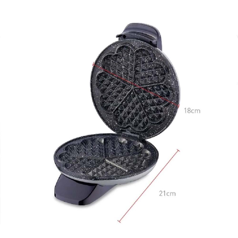 Korkmaz A319-06 Mia Waffle Makinesi M. Gri