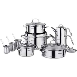 Korkmaz A1702 Steama 15 Parça Hiper Set