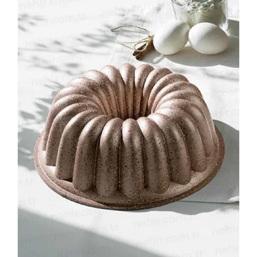 Nehir Açelya RoseGold Döküm Kek Kalıbı 26 cm M01005G