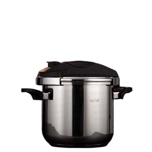 Nehir Silver Matik Paslanmaz Çelik 5 Litre Düdüklü Tencere