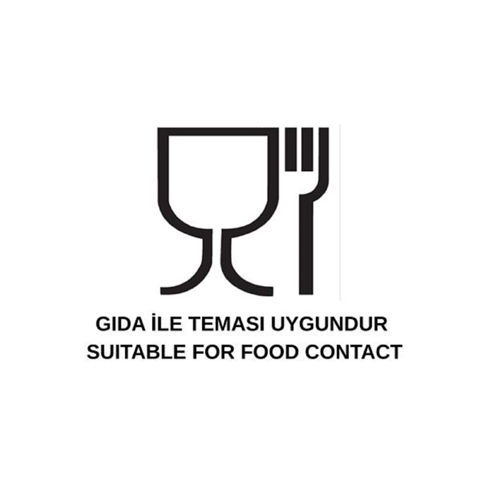 Eda ZK-905 Büyük Asya 3'lü Granit Sahan Seti Cam Kapaklı Döküm Gri