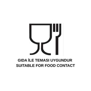 Eda ZK-905 Büyük Asya 3'lü Granit Sahan Seti Cam Kapaklı Döküm Gri