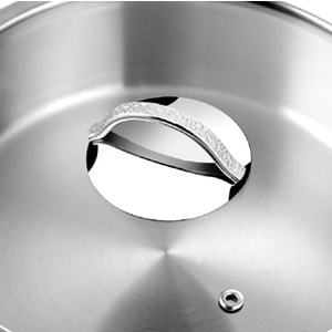 Nehir Silver Mat Trend 20 Cm Derin Çelik Tencere