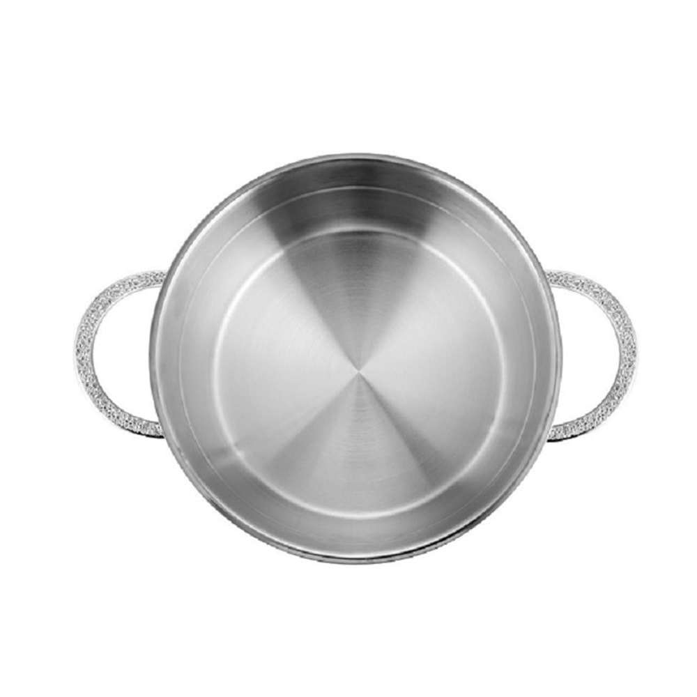 Nehir Silver Mat Trend 20 Cm Derin Çelik Tencere