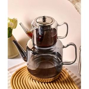 Perotti Elio Fume Cam Çaydanlık 16497
