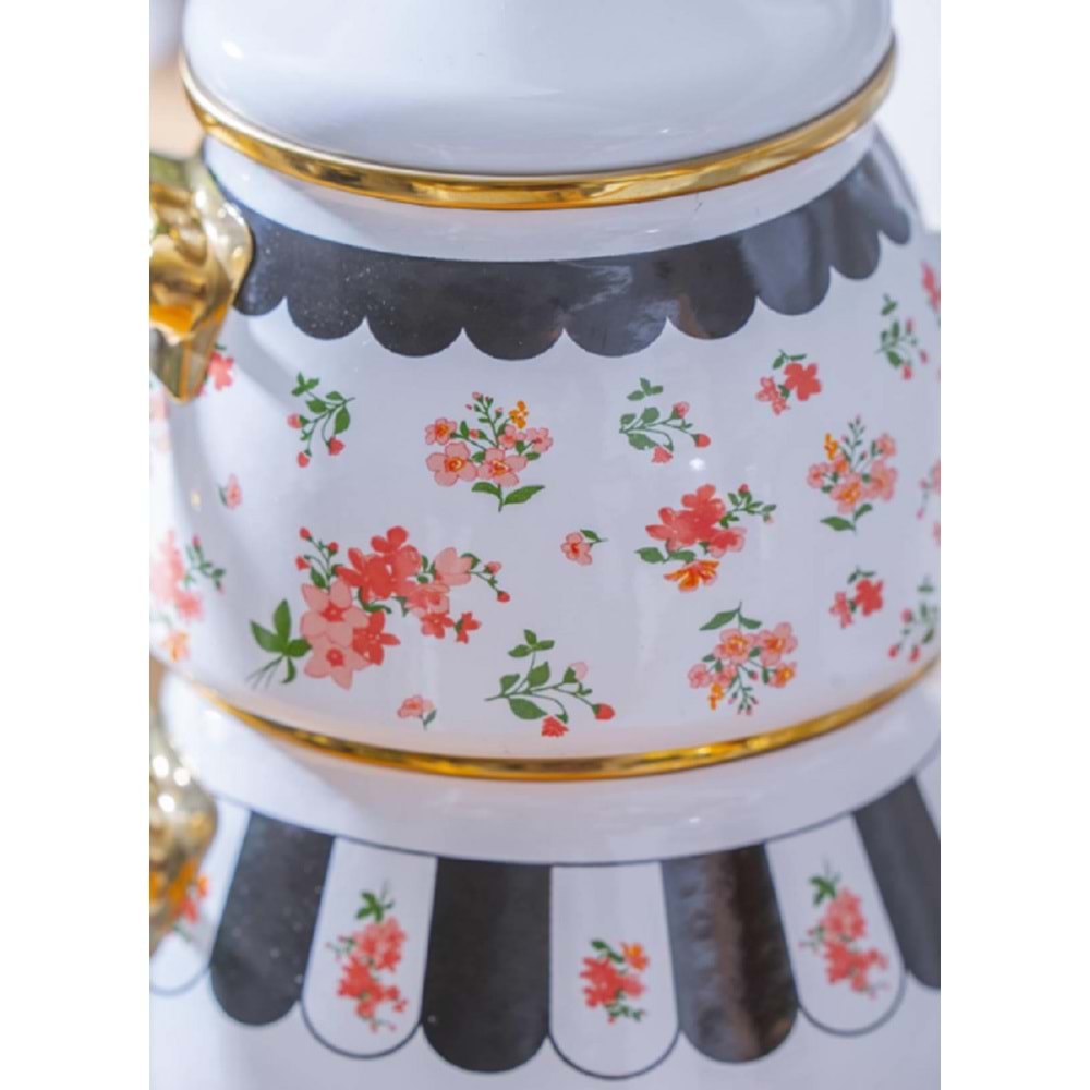 Acar Qualita-Doroty Alt Üst Emaye Çaydanlık Takımı Xap-07777