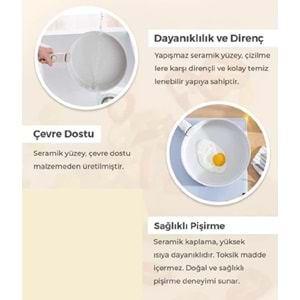 Acar Ultimate Pro indüksiyon uyumlu 26 Cm Dövme Tava 7840