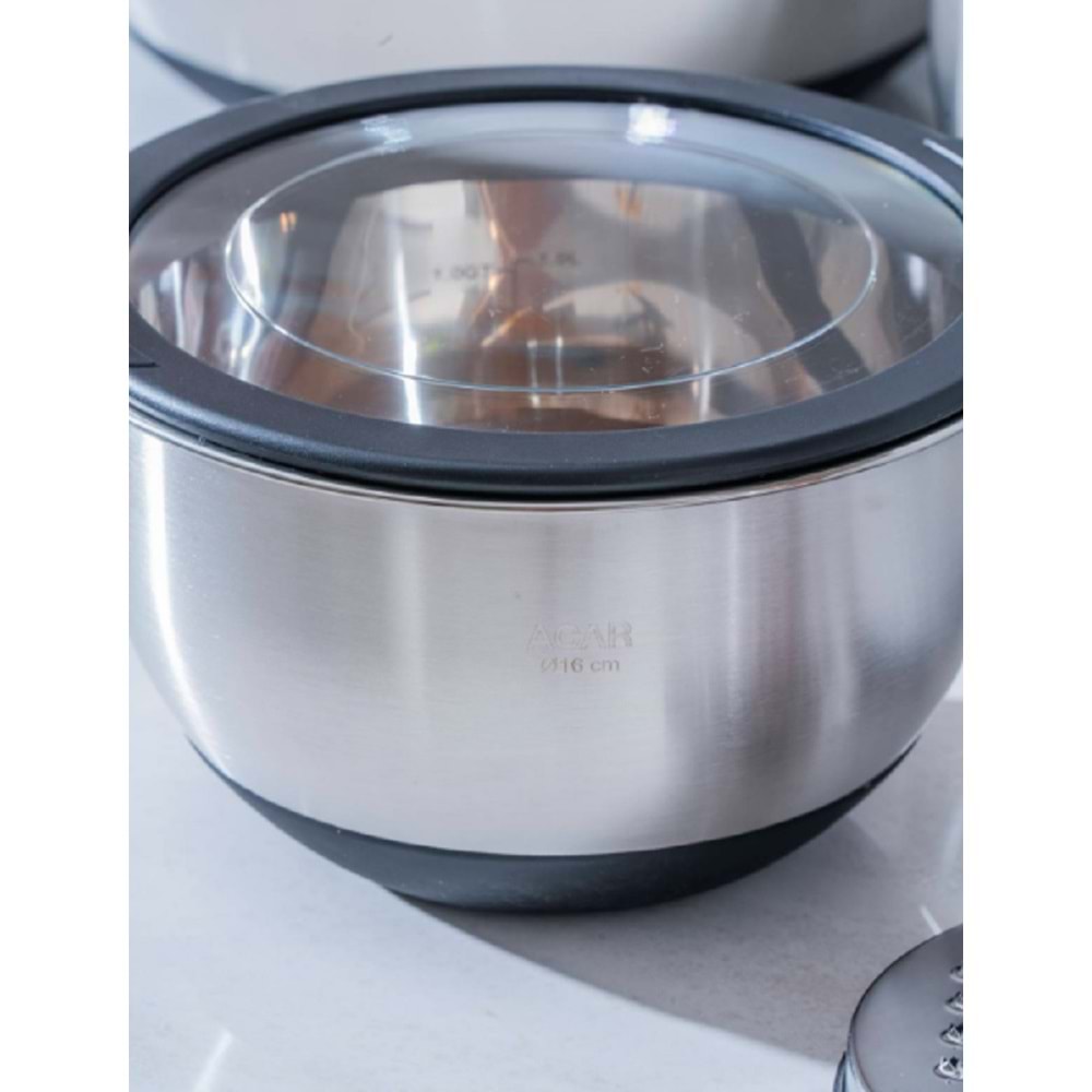 Acar Focus Pro Karıştırma ve Saklama Kabı Seti 8120
