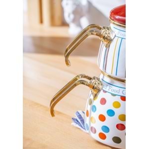 Acar Qualita Cora Emaye Çaydanlık Takımı 9100