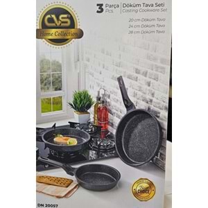 Cvs Crystal Seri 3 lü Tava Seti DN20057