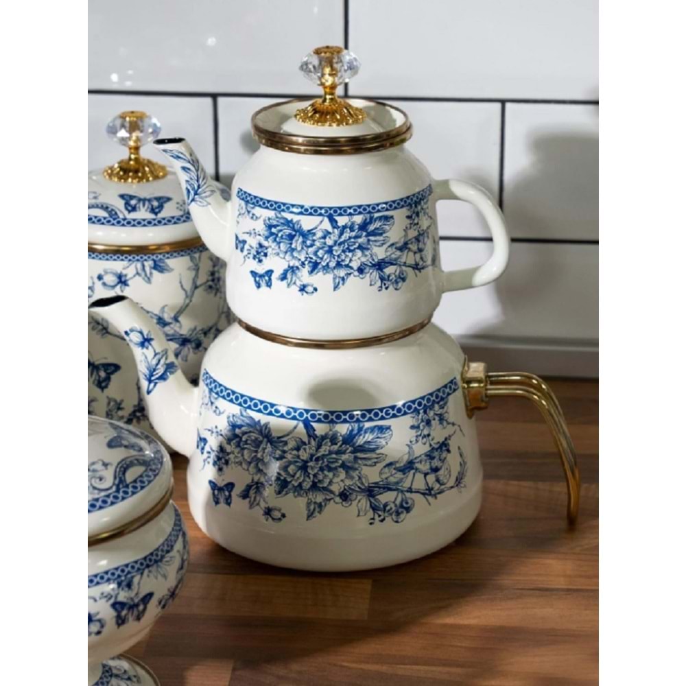 Miss Betty Emaye Çaydanlık Takımı Blue Life 8324-01