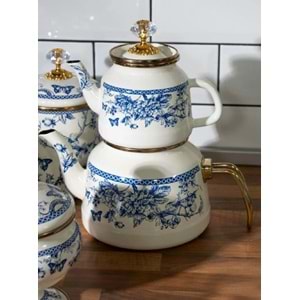 Miss Betty Emaye Çaydanlık Takımı Blue Life 8324-01