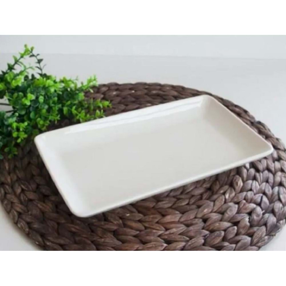 Acar Porselen Kayık Tabak 33,5 cm 1 adet 8089