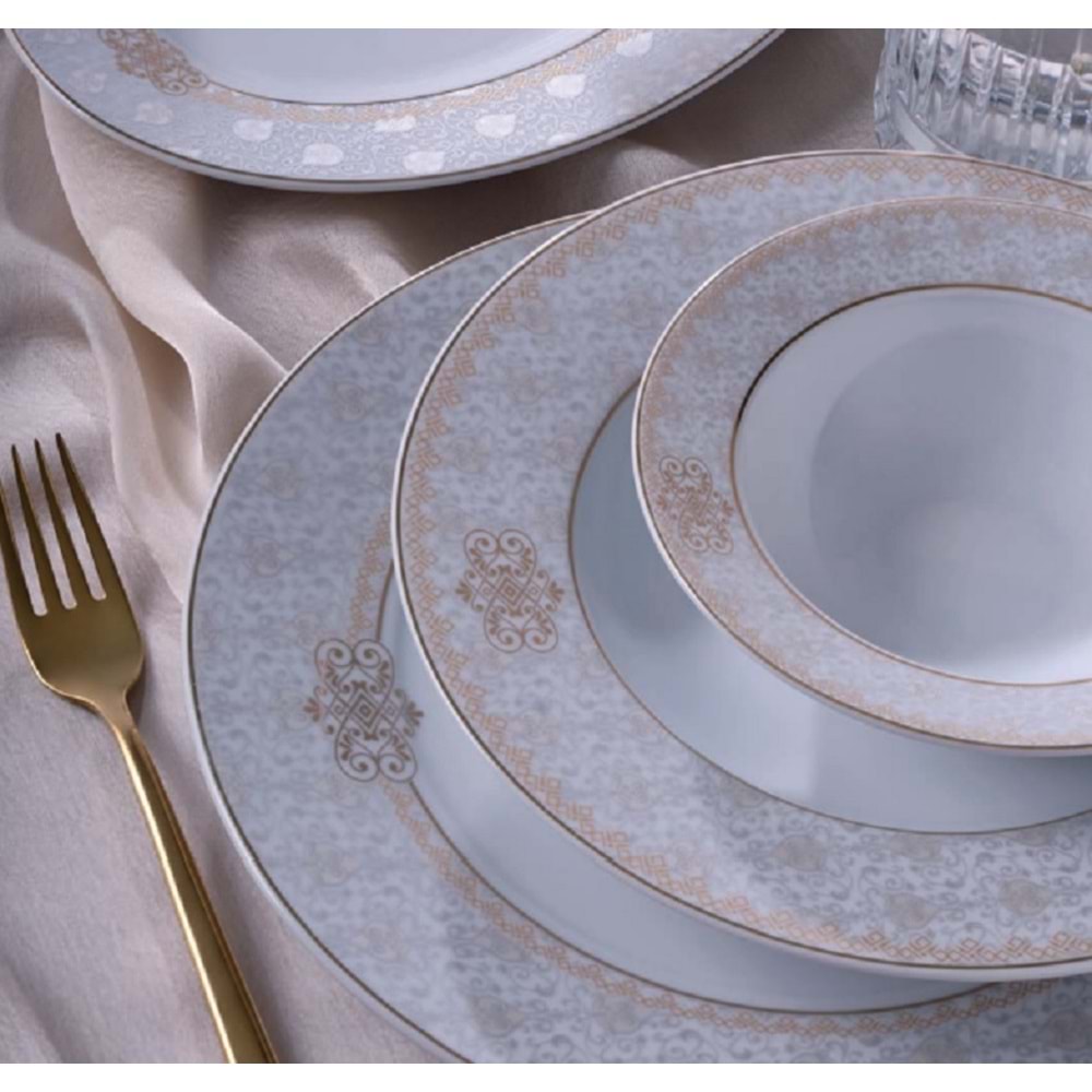 Güral Porselen 54 Parça 12 Kişilik Yemek Takımı YT9305952