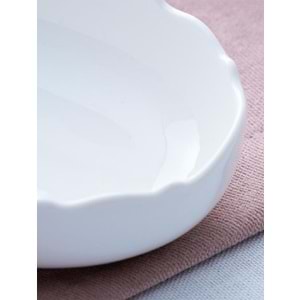 Acar 6316 Nirvana 1 Adet Porselen Oval Sunum Tabağı 13,5 Cm