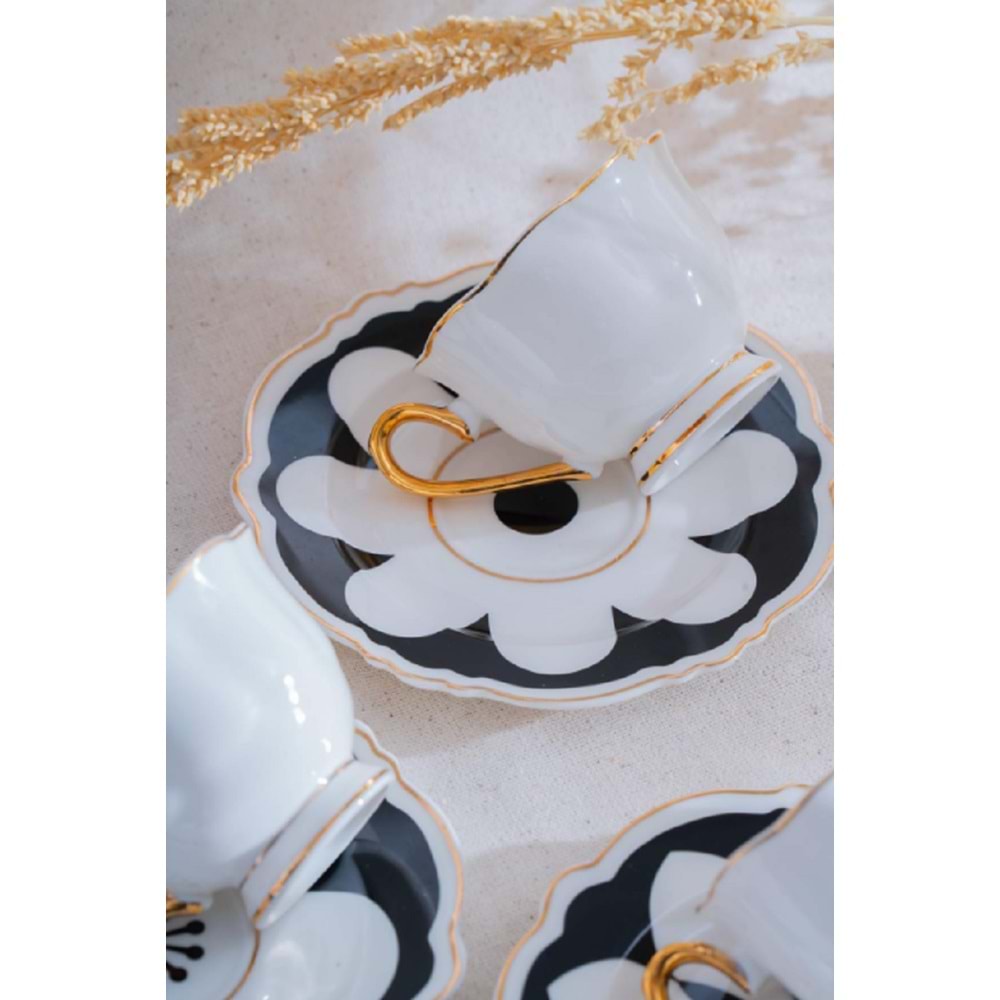 Acar Selvina 6 Kişilik Kahve Fincanı Takımı - 90 ml 5992