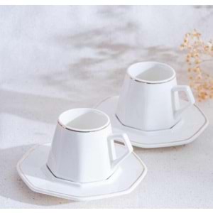 Acar Elara Gold 6 Kişilik Kahve Fincanı Takımı - 90 ml 06613